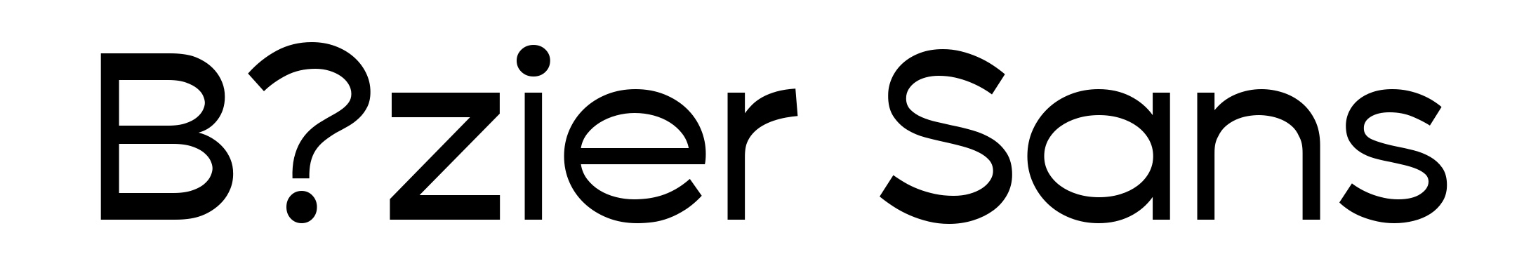 B?zier Sans